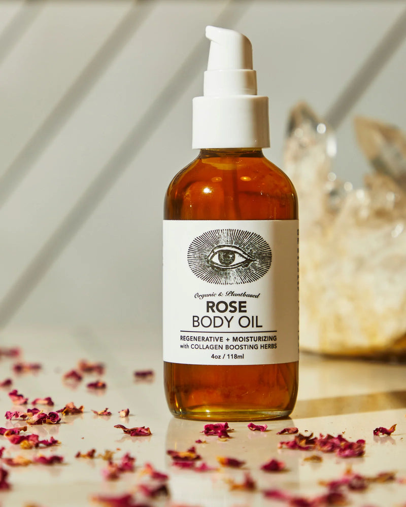 ROSE BODY OIL | Collagen Boosting + Moisturizing